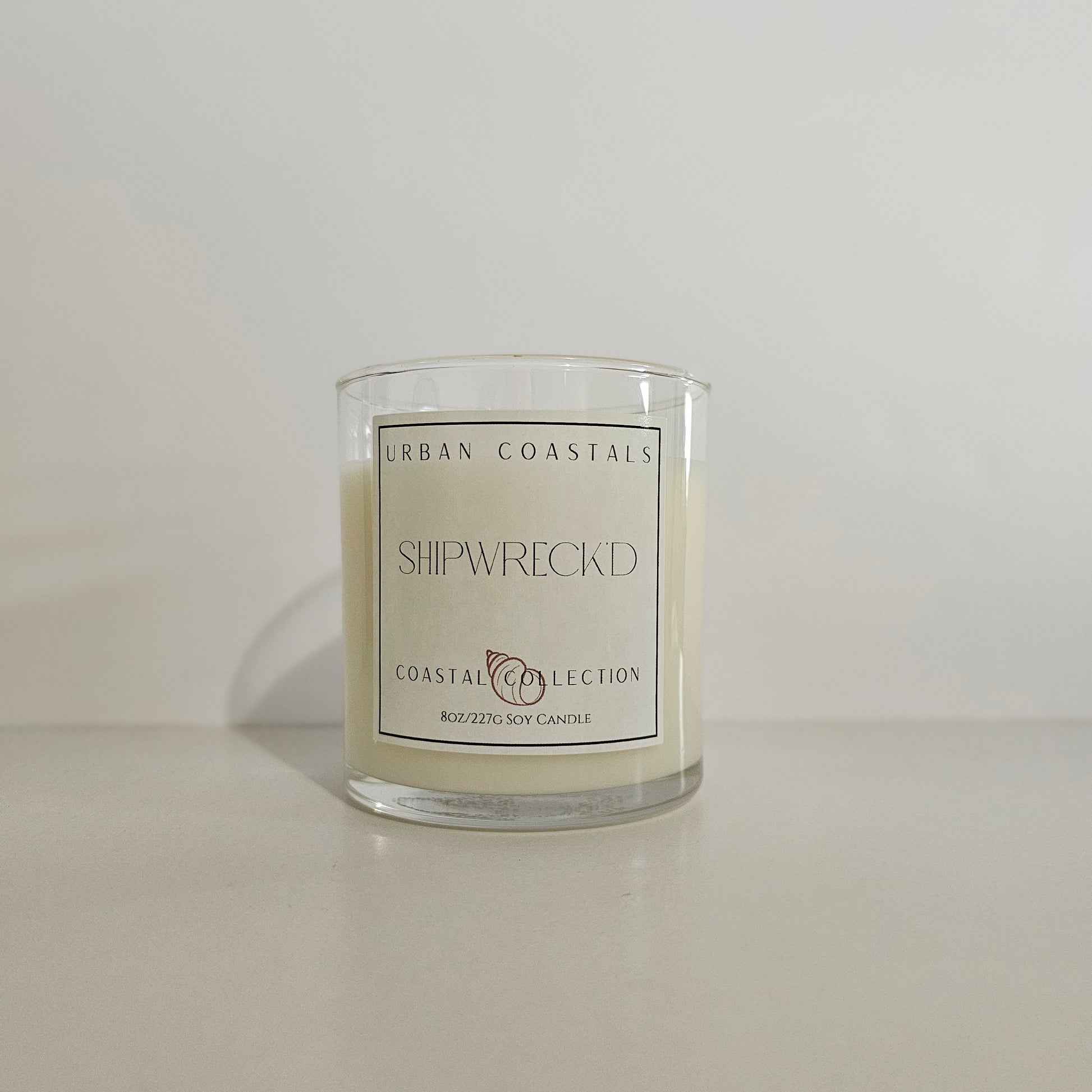 black coral and moss and sandalwood 8oz scented candle