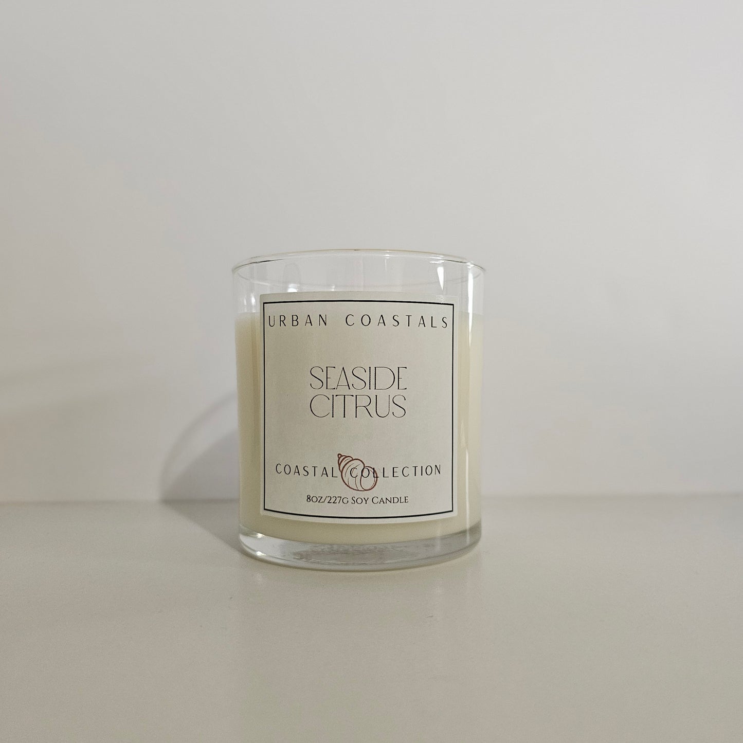 Matcha and blood orange 8oz scented candle