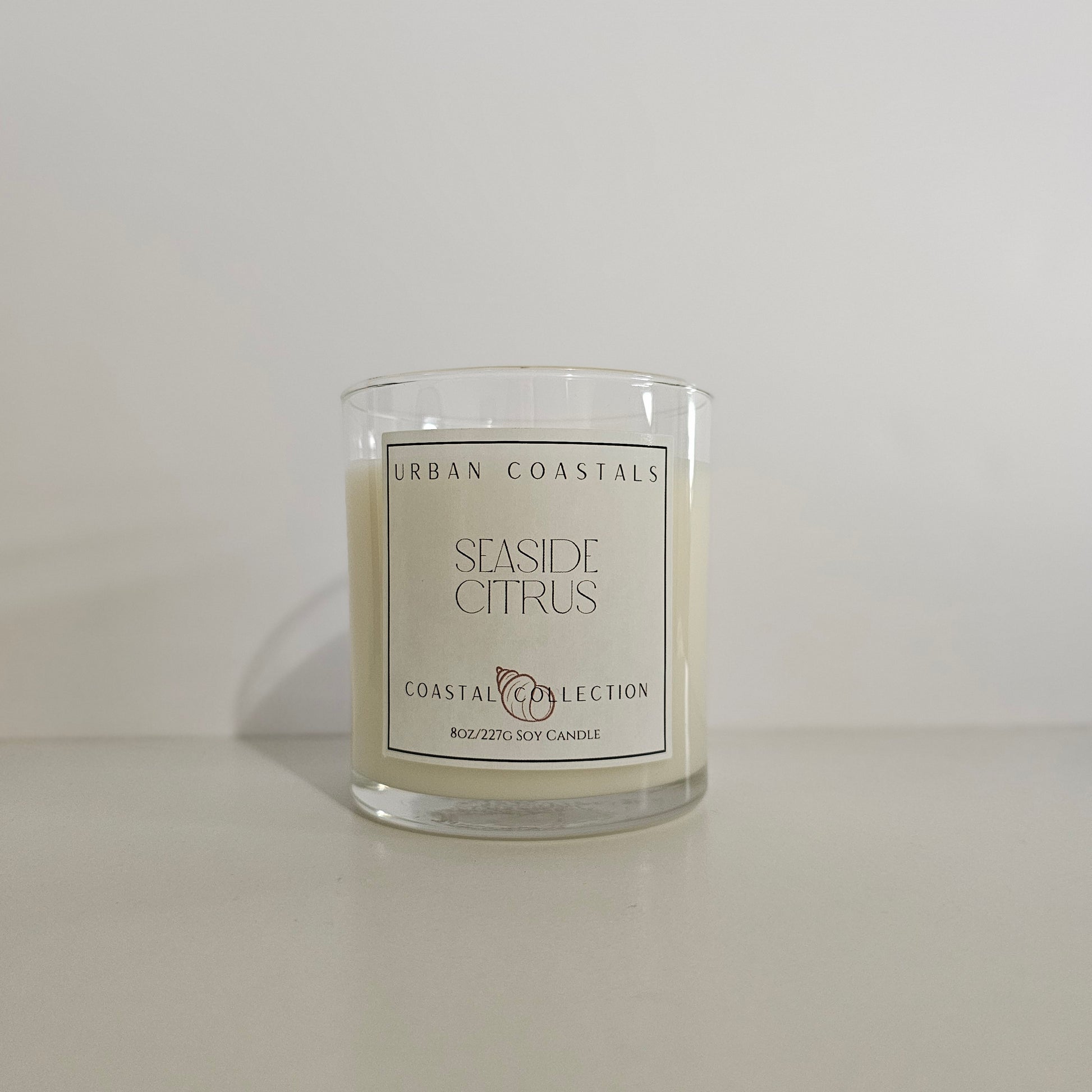 Matcha and blood orange 8oz scented candle