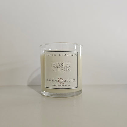 Matcha and blood orange 8oz scented candle