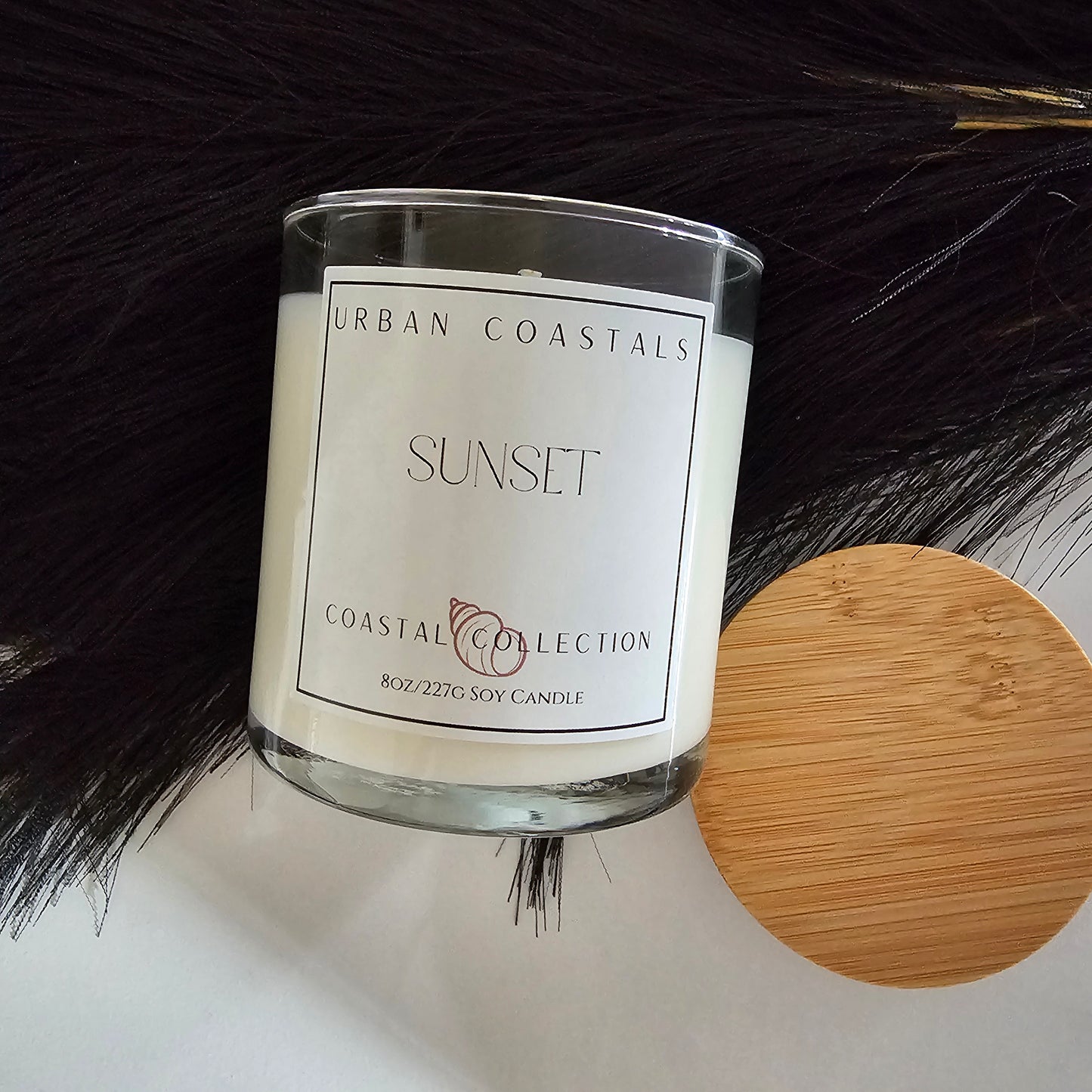 Pineapple and coconut 8oz scented candle