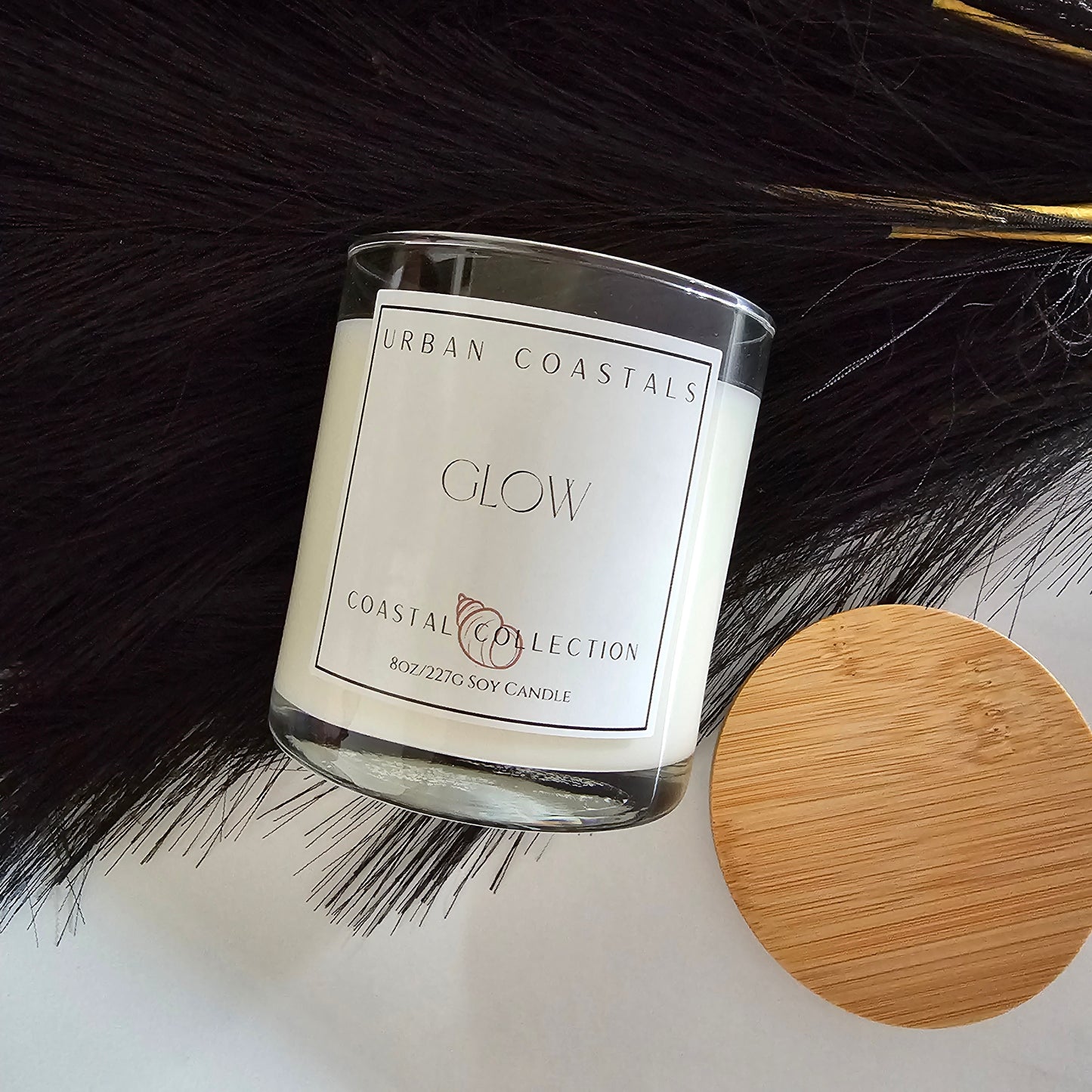 Mango and coconut milk 8oz scented candle