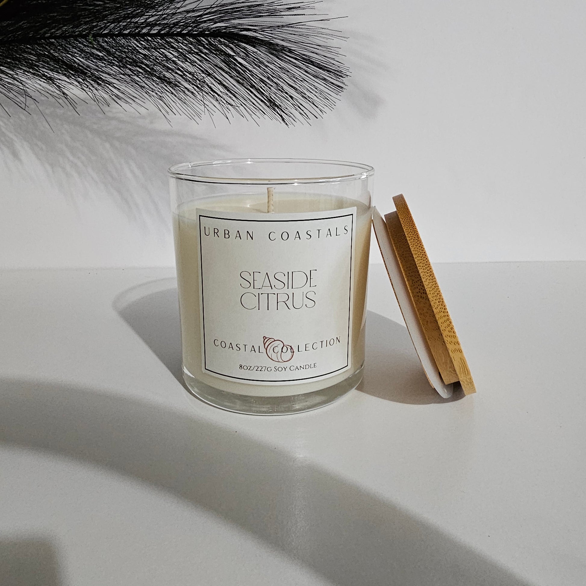 Matcha and blood orange 8oz scented candle