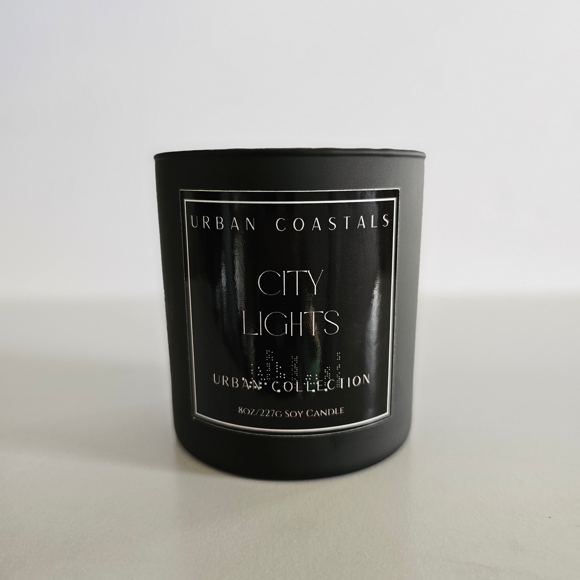 Berry, vanilla, and musk scented candle. 8oz in black matte jar.