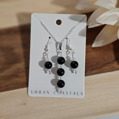Stone Earring/Neckless Set