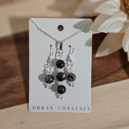 Stone Earring/Neckless Set