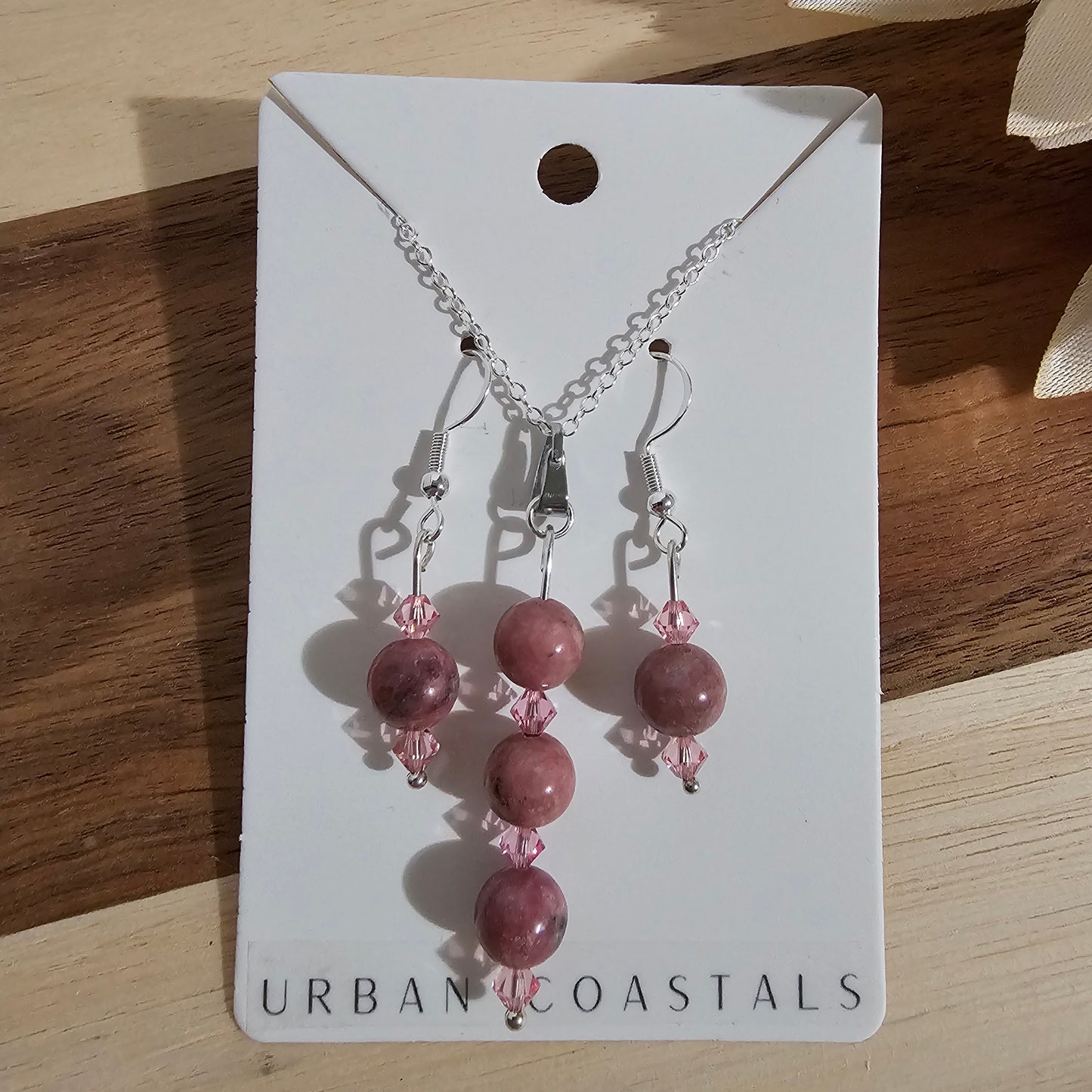 Stone Earring/Neckless Set