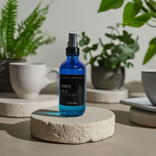Room spray. Linen Spray. White Tea scented.