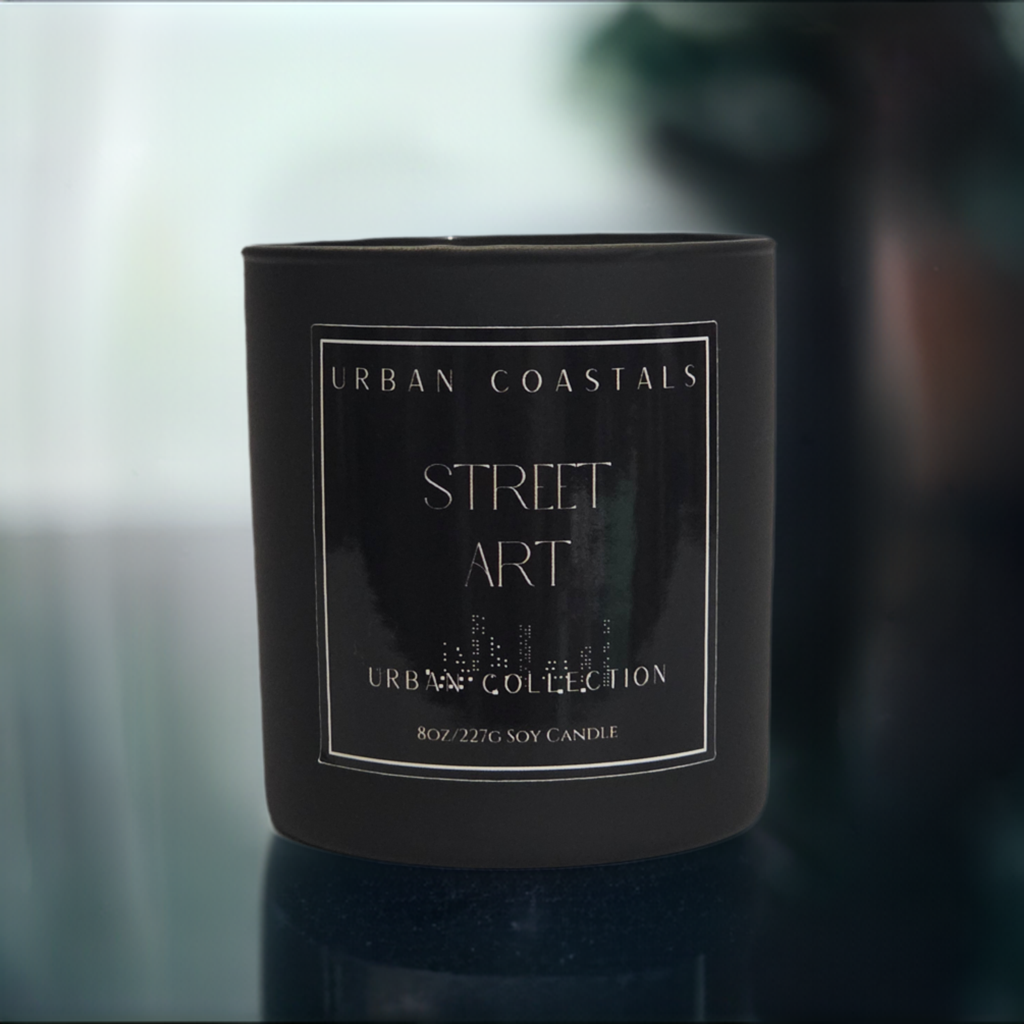 Fig and pear 8oz scented candle