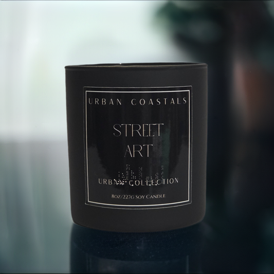 Fig and pear 8oz scented candle