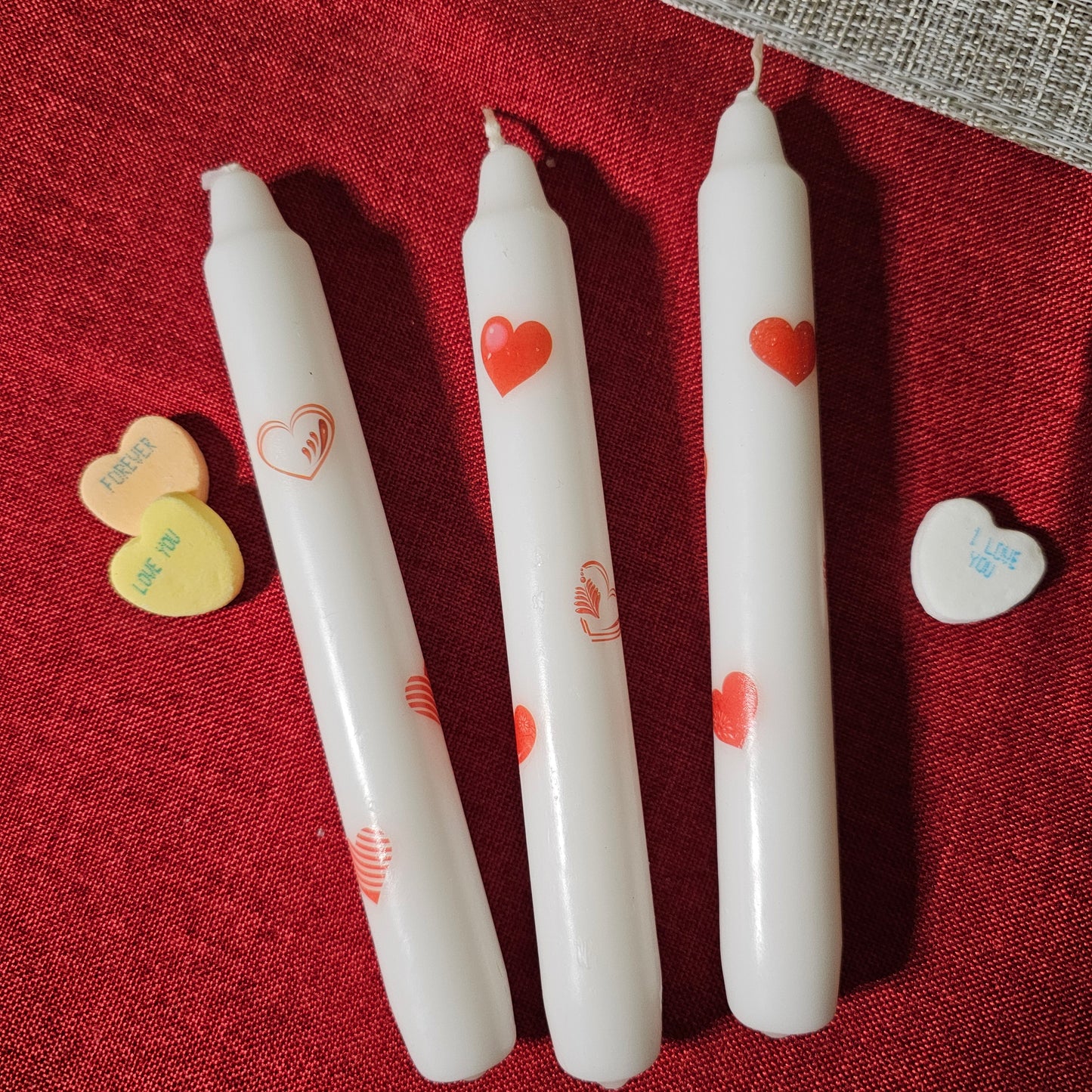 Valentines Decor Taper Candle