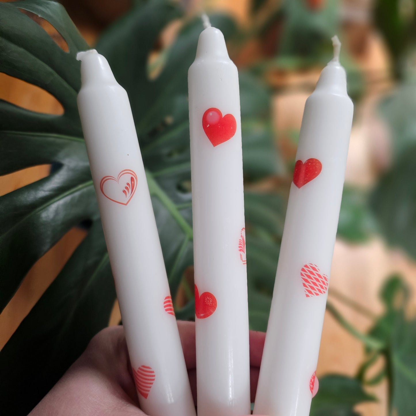 Valentines Decor Taper Candle